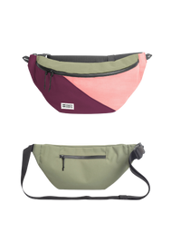 Cypress Green / Aubergine / Blossom Pink