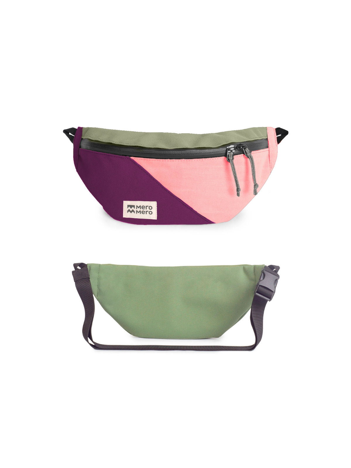 Cypress Green / Aubergine / Blossom Pink