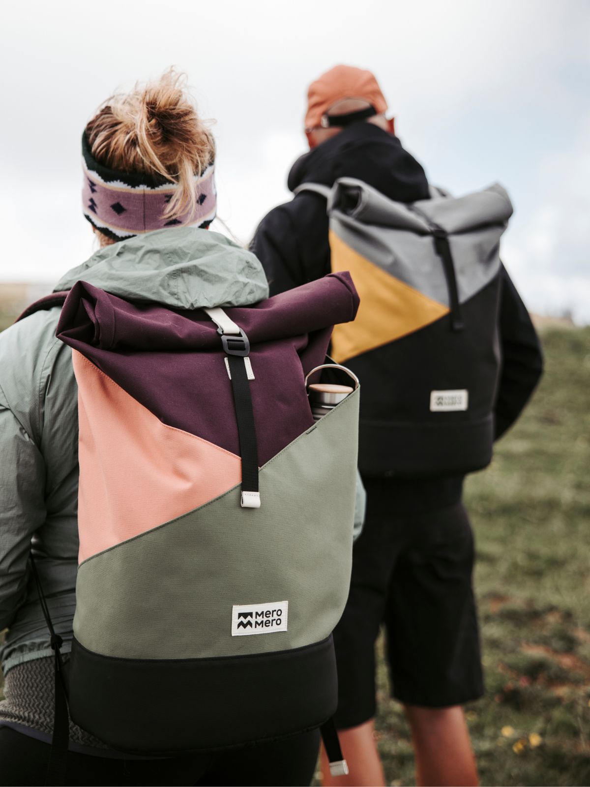 Aubergine / Blossom pink / Cypress Green