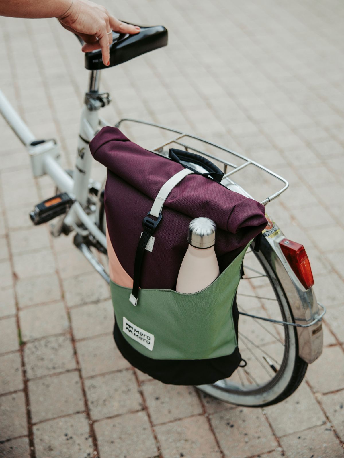 Aubergine / Blossom pink / Cypress Green