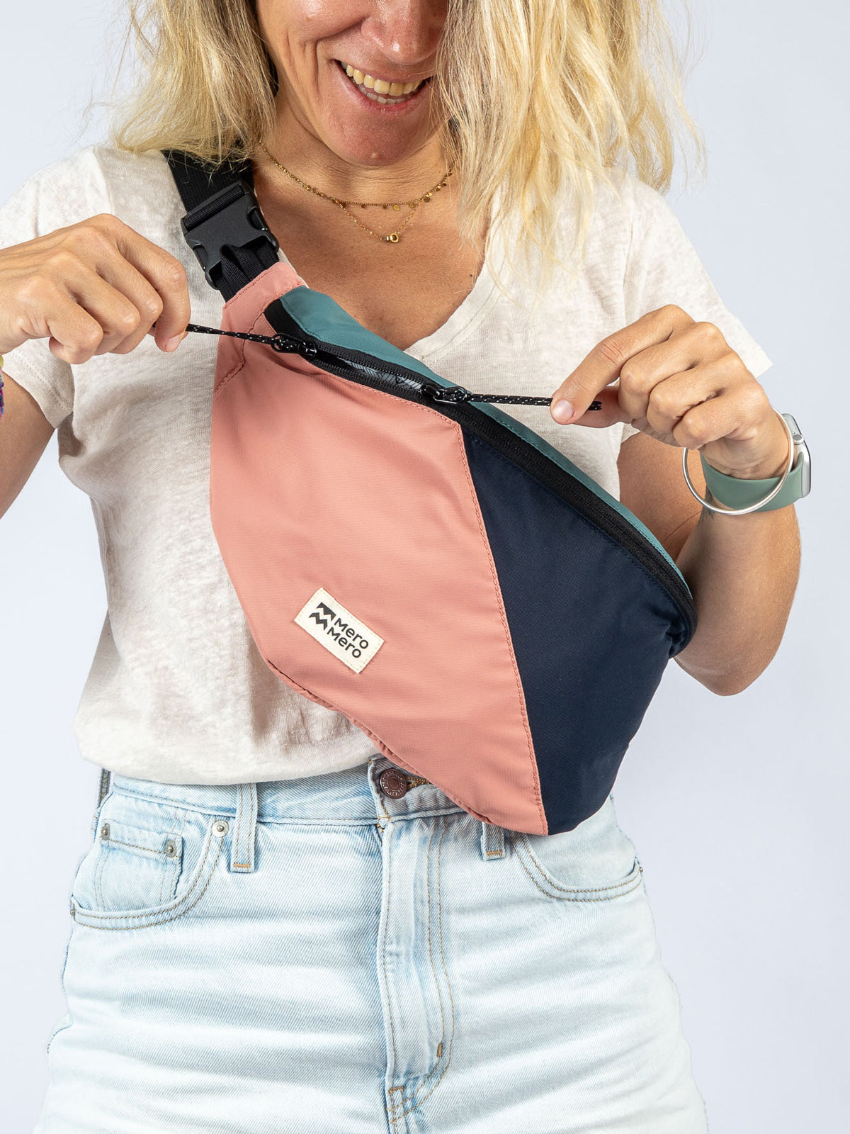 Silver Pine / Blossom Pink / Navy Blue